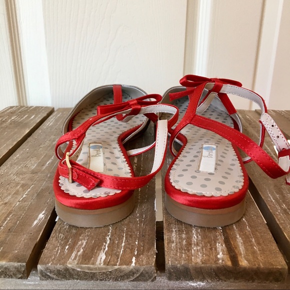 Boden Isabel Bow Pointed T Strap Flat - Picture 4 of 8